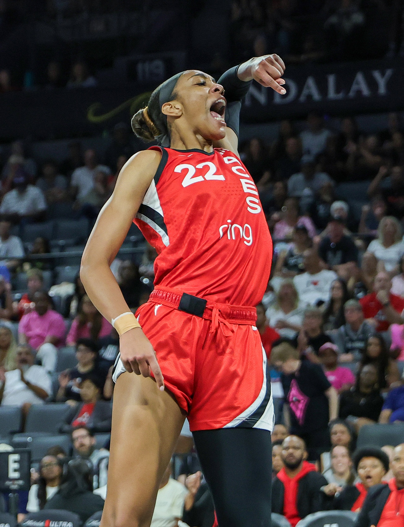 九游官方-炸裂!阿贾-威尔逊赛季22次砍至少20分15板 超查尔斯独占历史第一